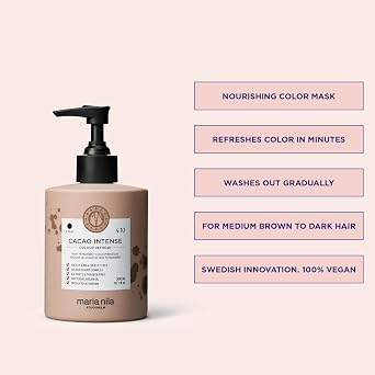 Maria Nila Color Refresh Cacao Intense Brown Semi-Permanent Colour Mask