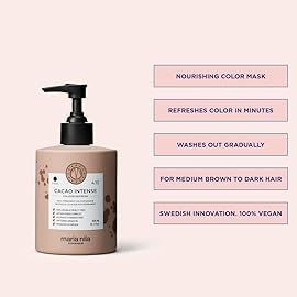 Maria Nila Color Refresh Cacao Intense, 10.1 Fl Oz / 300 ml, Brown Color Bomb, Semi-Permanent Pigments, 100% Vegan & Sulfate/Paraben free