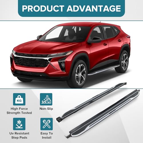 Estribos laterales compatibles Chevrolet Trax 2024-2025 miniatura 4