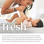 Burt's Bees Baby Dusting Powder, Talc Free and Hypoallergenic for Safe and Gentle Comfort, 100% Natural Origin, Pediatrician Tested, 7.5 Oz - Image 4