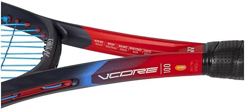 Miniatura 4 de Yonex VCORE - Raqueta de tenis de 7 generación Scarlet de 7 generación, ensartada con cuerda sintética para raqueta intestinal en tu elección de