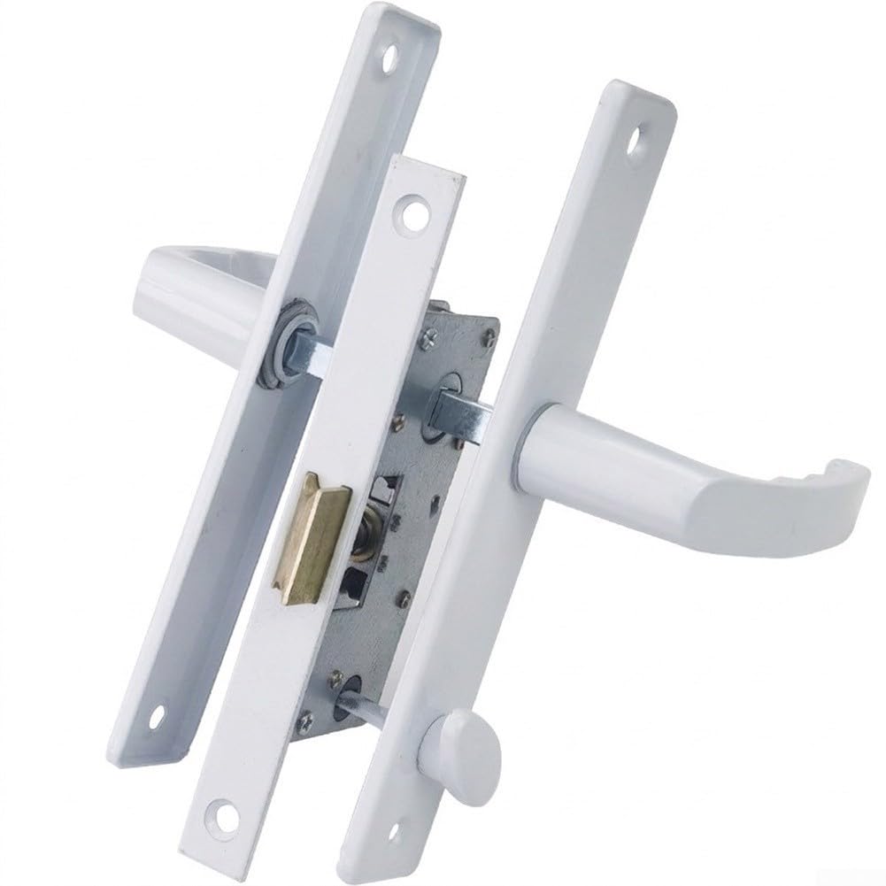 Juego Manija Puerta Aluminio Sin Llave Paso Interior