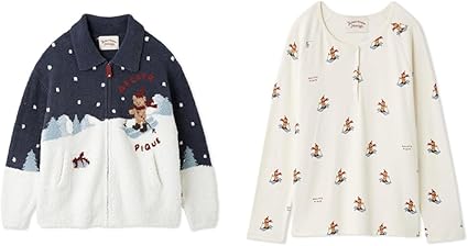Amazon | [ジェラート ピケ] 【HOLIDAY】スキーベアジャガード