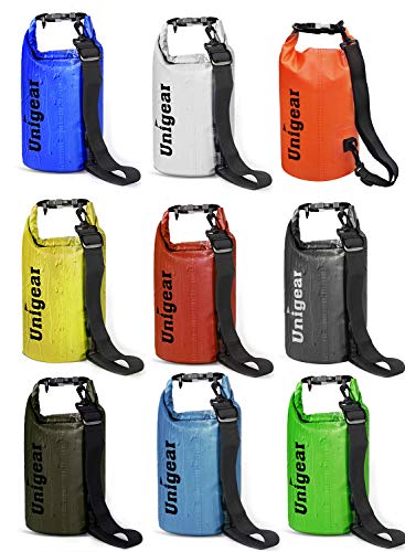 Image of Unigear Floating Waterproof Dry Bag for Kayaking, 2L /5L /10L /20L /30L /40L | Lightweight Gear Storage, Waterproof Phone Case Included, For Boating, Fishing, Swimming, Camping, Beach And Paddle Boarding