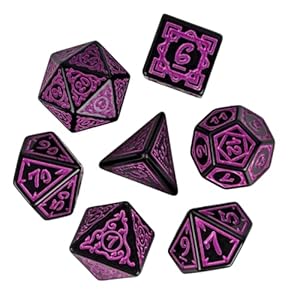 Huayeex 7-teiliges Rollenspiel Würfelset