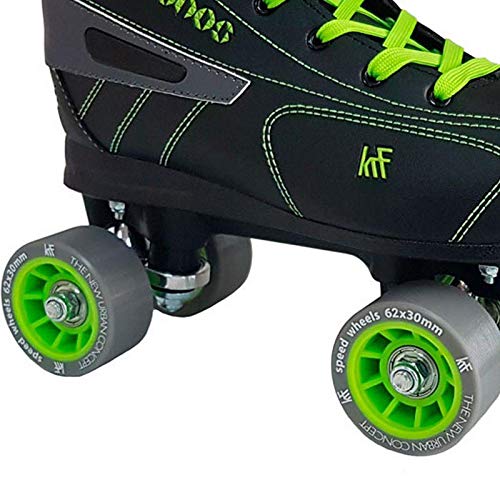 KRF Chronos New Wheels Patín Hockey Negro Y Verde