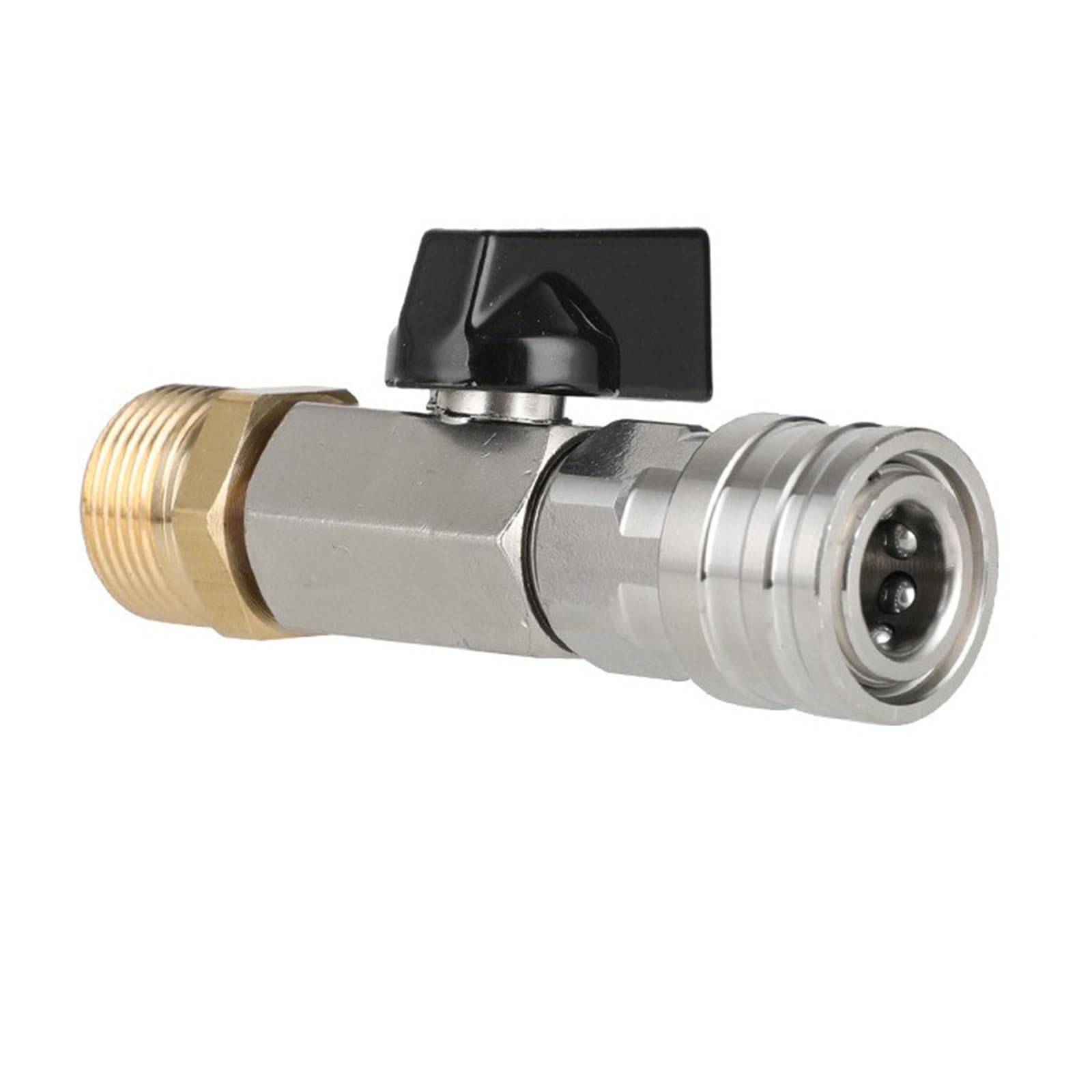 Zxfdsfdbnm Multicolor M22 14Mm Adapter With Quick Coupling Ball Valves For High Pressure Wash Hose Switches Water Flows Quick Connector Enduring High Pressure Washer Ball Valves Hose Switches