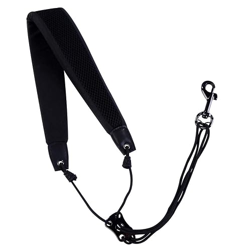 Rayzm Saxophone Strap with Metal Hook, Adjustable