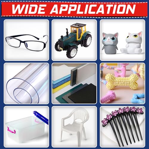 Super Glue for Plastic, Cyanoacrylate Based Adhesive for PLA, Acrylic, Model, DIY, with Anti-Clog Cap, Waterproof, Heat-Resistant(Plastic Glue, 30 Grams * 1 Pack) - Image 6