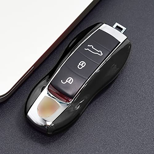 Coque de clé Porsche Macan Cayenne Panamera boîtier ABS noir - 5