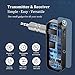 Bluetooth Transmitter Receiver Wireless Adapter: 3.5mm Aux Jack Stereo Audio Input Output - for TV Car Headphone Speakers iPhone PC