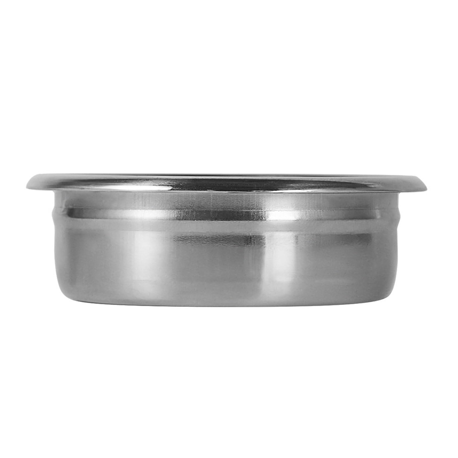 Kalttoy 58mm Espresso Filter Basket 304Stainless Steel Coffee Ground Strainer Double Layer Cup Espresso Powder Bowl for Coffee Brewing Accessory