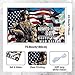 Aperturee Armed Forces Day Banner 70.8 x 43.3 Inch – Honoring All Who Served Military Celebration Backdrop, Patriotic Veterans Day Decorations for Indoor Outdoor Party Supplies