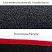 ALLYARD Custom Dash Board Cover Mat for Nissan Tiida Dashboard Dash Protector Easy Installation Black Red