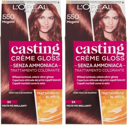 Casting 550 Crema Mogano coloration à la maison pour changer de tête en douceur
