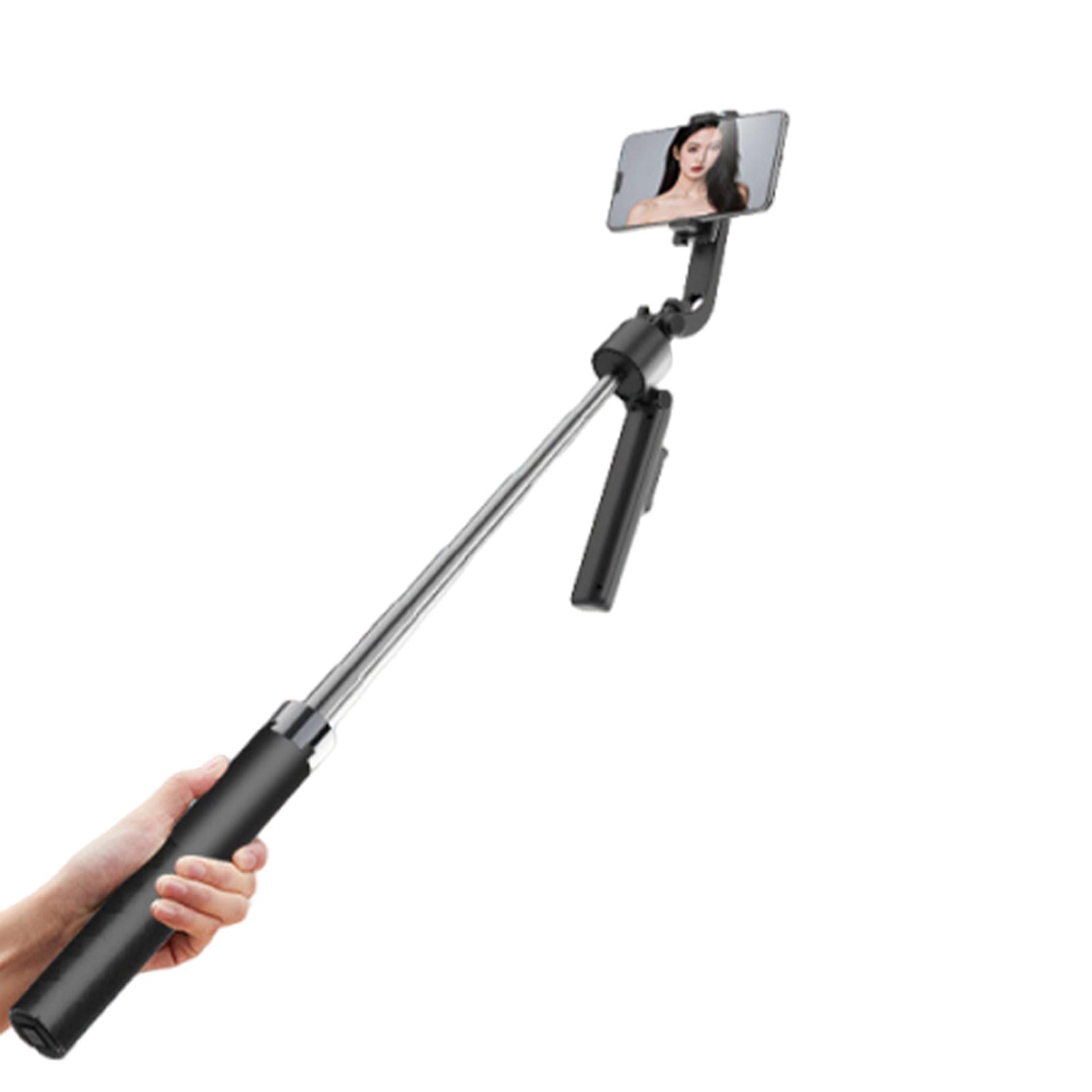 Selfie Stick AI Intelligente con Rilevamento Automatico Panorama a 360 Gradi, Treppiede per Rilevamento del Volto AI con Telecomando BT 5.0, 8 Sezioni Estensibile a 175 Cm, per Telefono e