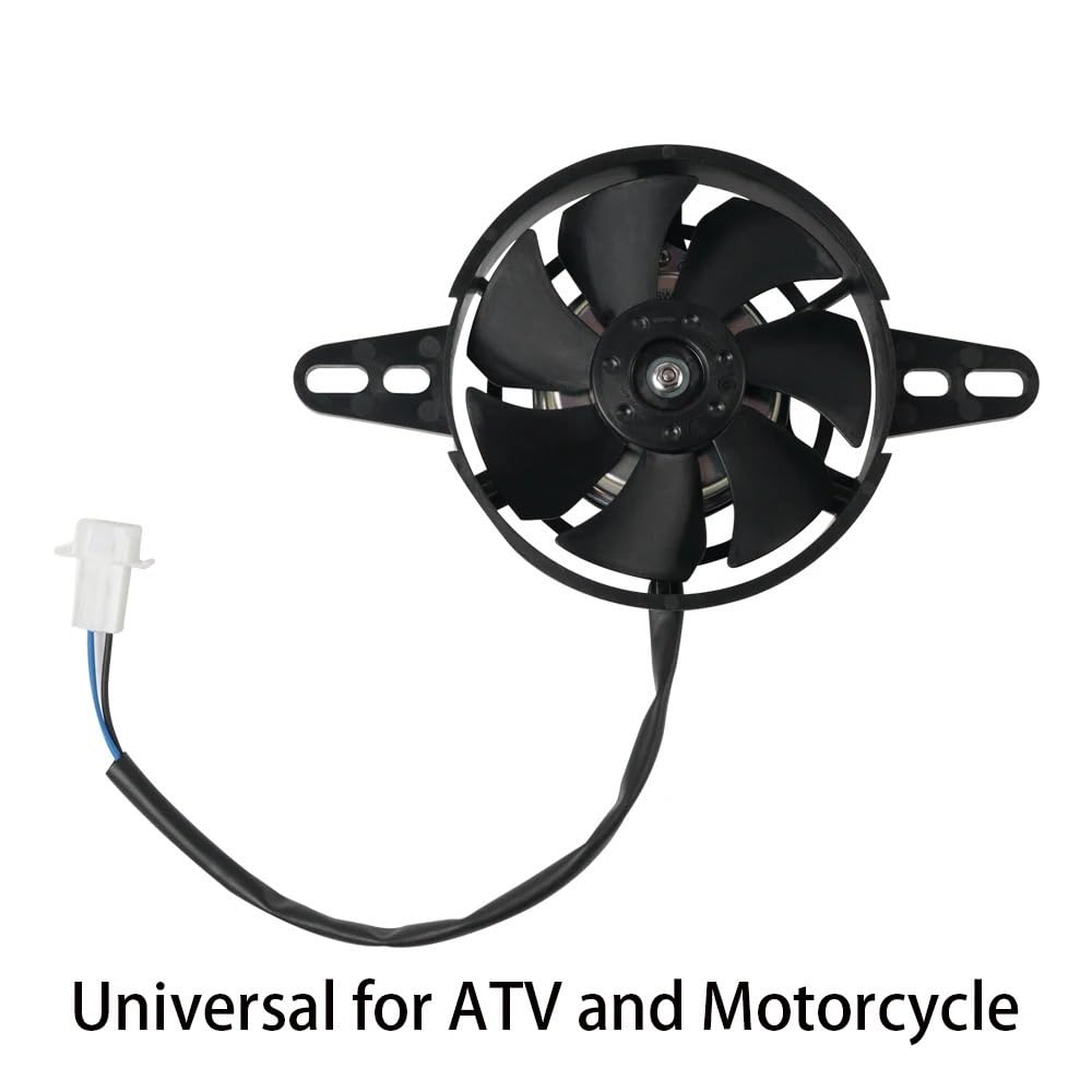 Wentylator chłodnicy Wentylator silnika Pasuje do KTM, pasuje do Husqvarna, pasuje do motocykla Yamaha ATV, wentylator chłodzący, chłodnica 12 V, termiczna