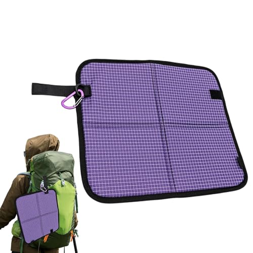 Almohadilla para asiento de estadio, alfombrilla gruesa para suelo, con clip de mosquetón, plegable, impermeable, cojines gruesos para asiento de patio, para picnic, camping, senderismo, viajes