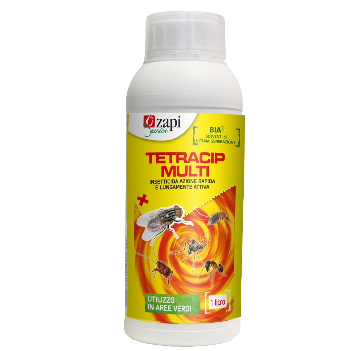 Tetracip Multi Insetticida Concentrato Contro Mosche Zanzare Blatte Formiche Nidi Vespe Antizanzare Esterno 1L