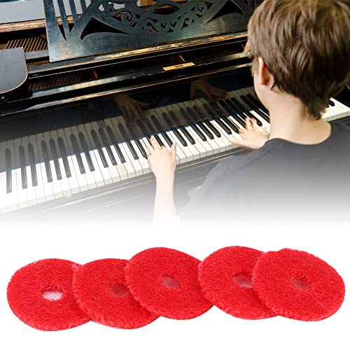 Packung mit 90 Feinsten DIY kleinen Wollfilz Piano Balance Rail Punchings Dichtungen für Pianisten 1mm Dicke Musikinstrumentenzubehör