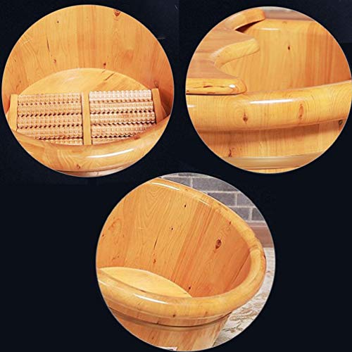 Balde de Madera para Spa de Pies, Baño para Remojar Pies miniatura 2