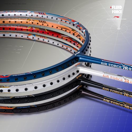 Image of Li-Ning Air Force G3 Badminton Racket with Full Cover | Max Tension : ≤30 lbs | Superlight Technology | Aerotec Beam | Dynamic Frame