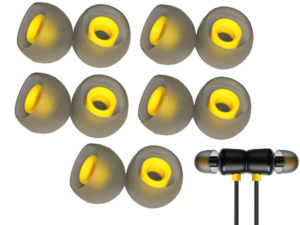 Online India Yellow Silicone Rubber Earbuds for Realme Buds for Replacement in Earphones and Bluetooth Medium Size,Rubber Ear Cushion, Earphone Tips 5 Pair(10pcs) Yellow Color Online India Yellow Silicone Rubber Earbuds for Realme Buds for Replacement in Earphones and Bluetooth Medium Size,Rubber Ear Cushion, Earphone Tips 5 Pair(10pcs) Yellow Color