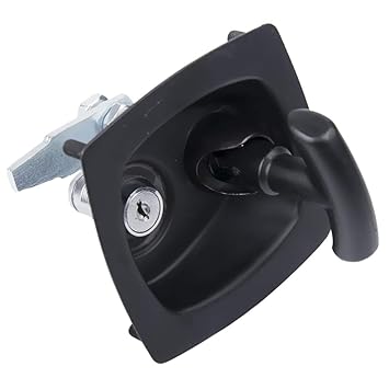 Kawn Car Truck Trailer Camp Stainless Steel Folding T Shape Handle Lock Tool Latch