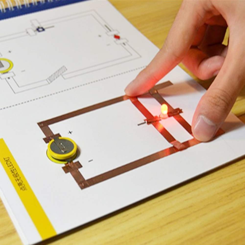 Zalava Nastro in Rame 50mm*25 m,Nastro Adesivo in Lamina di Rame, Nastro Ramato Conduttivo per Schermatura EMI e RF, Circuiti di Carta, Riparazioni Elettriche, Messa a Terra, Repellente per Lumache