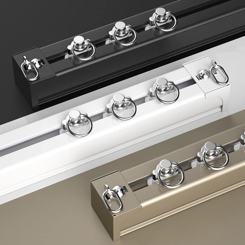 Gerade Decken-Schiene Für Vorhänge 3,3/6,6/9,8 Fuß - Aluminium, Geräuschloses Gleitsystem, Ultradünn