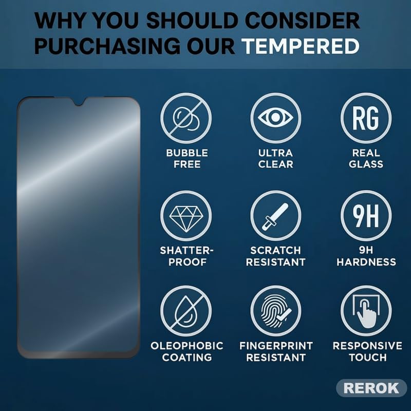 Image of Gorilla Tempered Glass Screen Protector Compatible with Samsung Galaxy F52 5G [Pack of 2] | Edge-to-Edge, Bubble-Free, Case Friendly, Easy Installation Kit