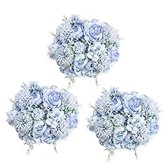 6 Bundles Blue Fake Flower