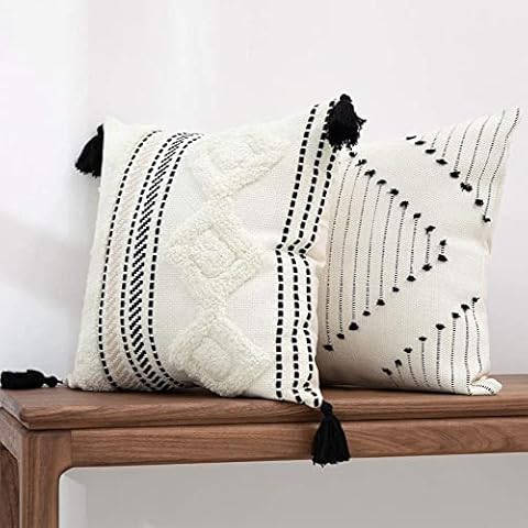 hi-home Boho Cushion Covers 45x45CM Cover