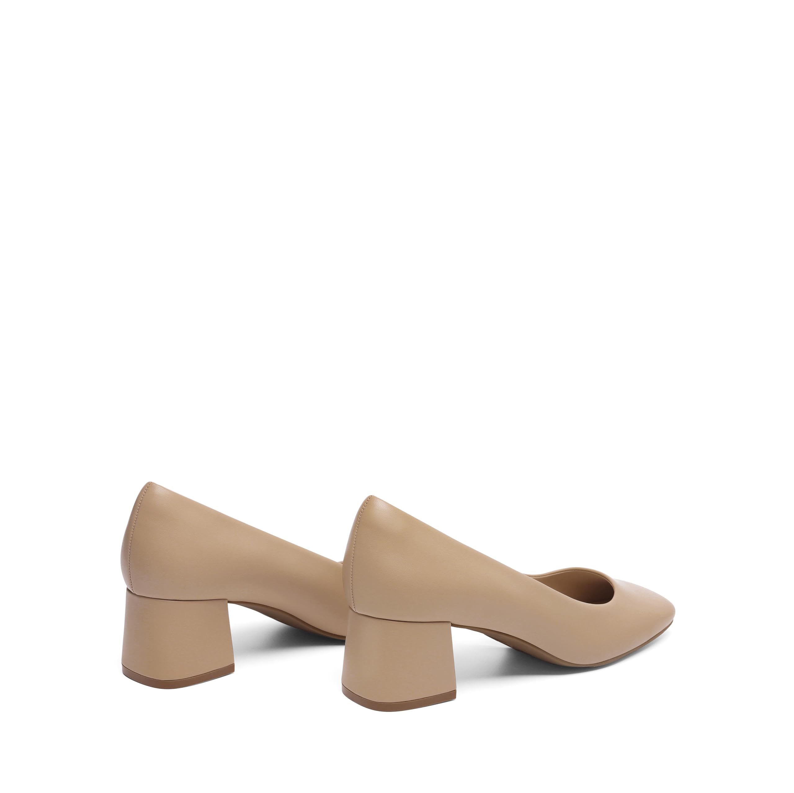 DREAM PAIRS Zapatos de Bajo Tacón Cómodos Mujer Zapatos de Salón Zapatos de Vestir Punta Cuarada con Tacón Ancho SDPU2426W-E