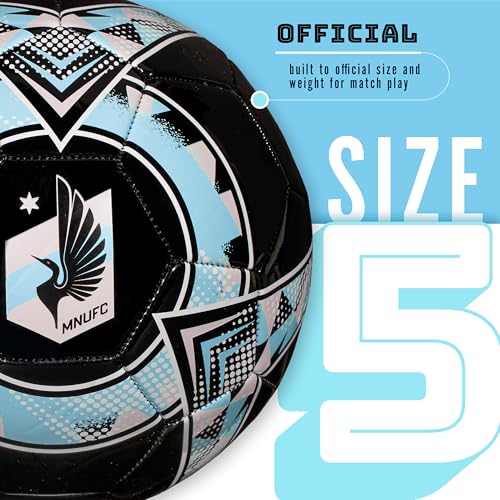Image of Franklin Sports Official MLS Team Soccer Balls - Official Size 5 Soccer Balls - Regulation Size + Weight Soccer Ball for Kids + Adults - Boys + Girls Soccer Ball - Air Pump Included