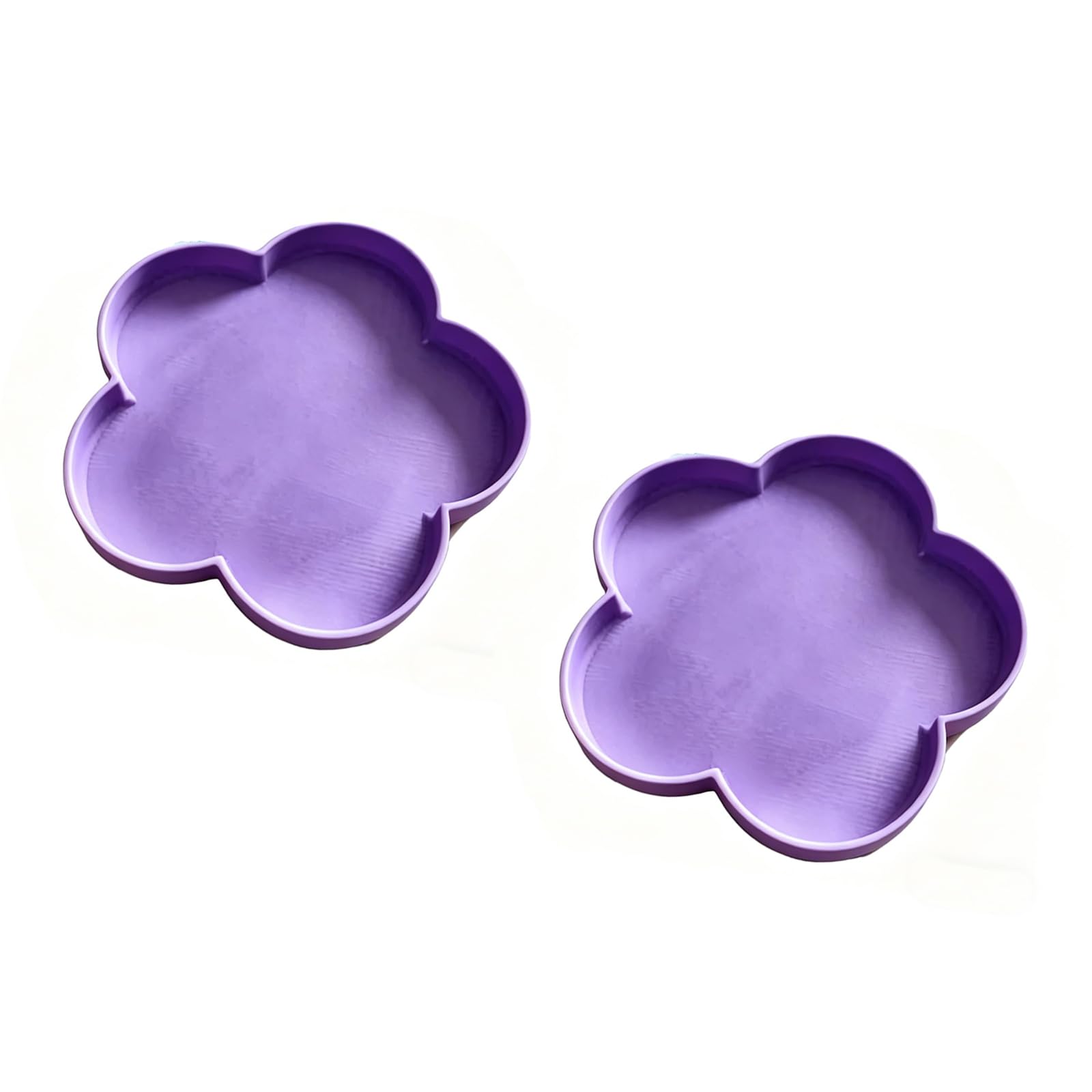 Mekalero Mahjong Dices Organiser Tray Small Item Organization Tool Flower Shaped Plate for Jewelry Accessories Mahjong Die Holder