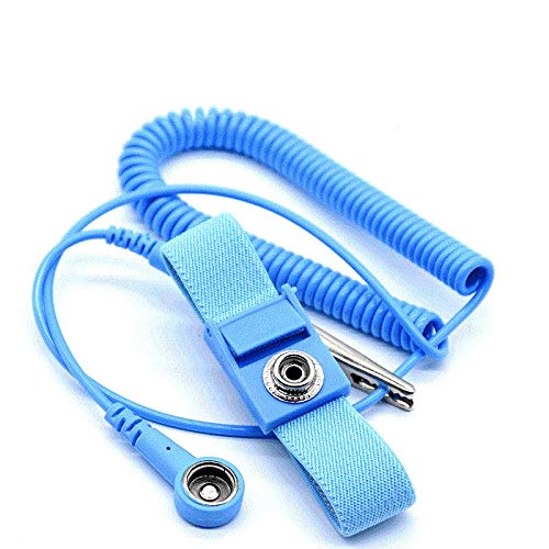 Anti Static Wrist Strap, Esd Wrist Strap Band With Grounding Wire, Alligator Clip, Extendable Long Cord #TOP4