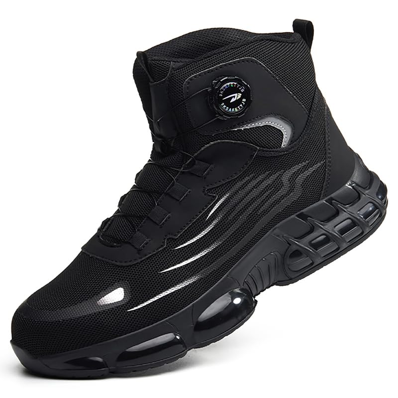 Image of Steel Toe Work Sneakers for Men Women Lightweight Comfortable Industrial & Construction Work Safety Shoes