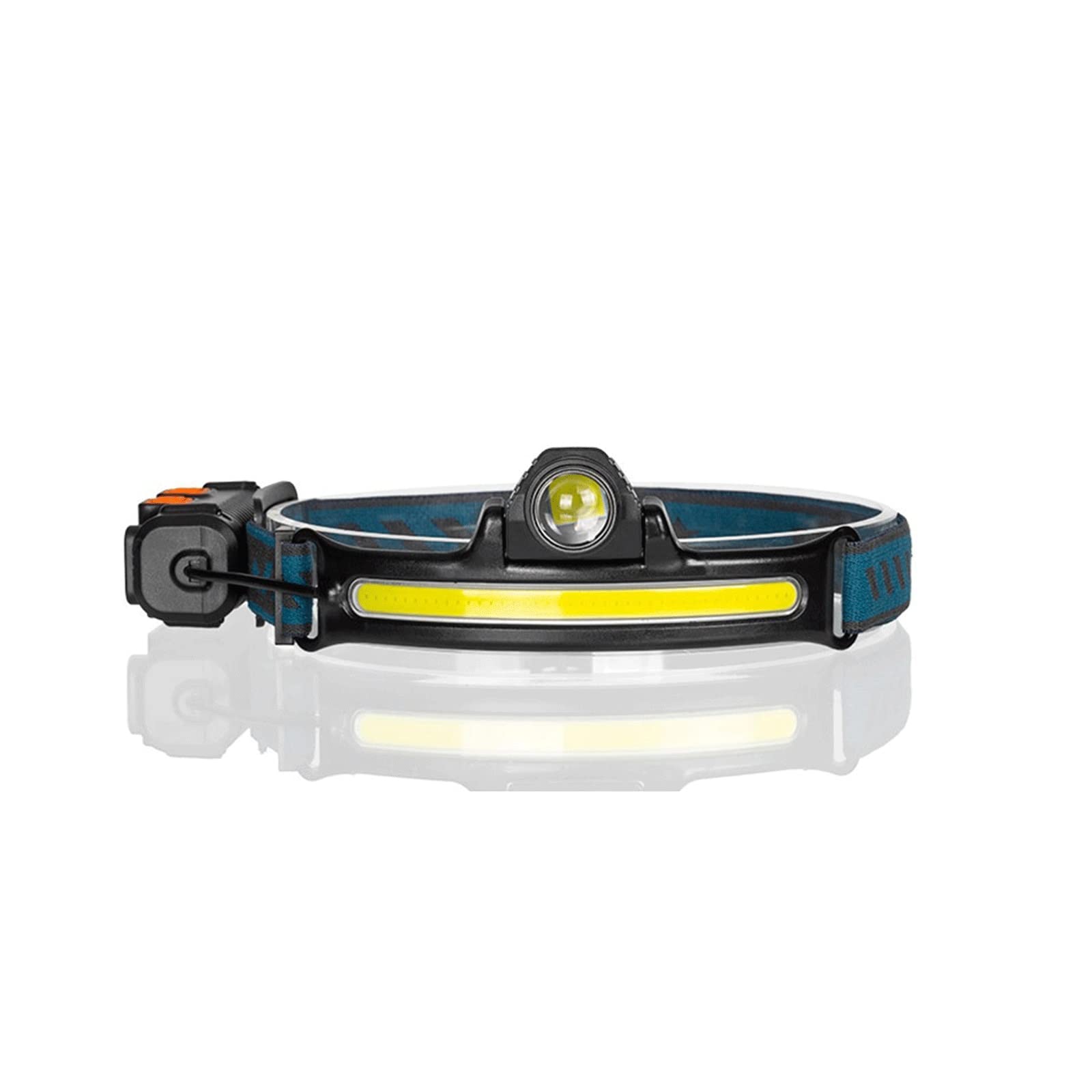 Headlight Release Induction Headlamp XPG+COB LED Head Lamp with Built-in Battery Flashlight USB Rechargeable 6 Modes Head Torch
