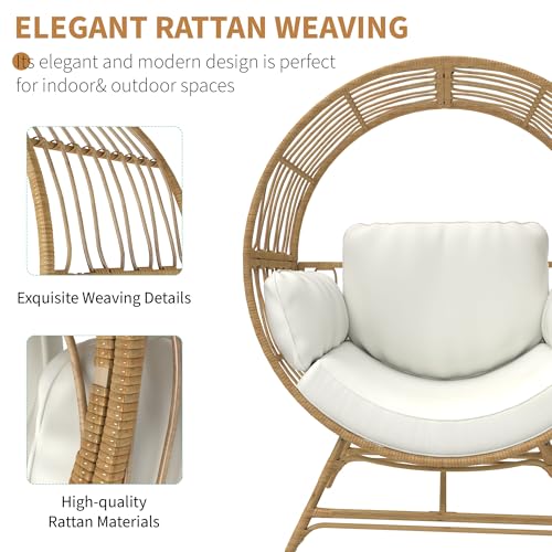 Luxury Outdoor Wicker Lounge Chair