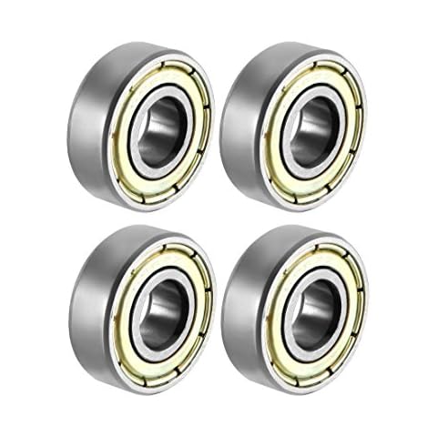 sourcing map 696ZZ Deep Groove Ball Bearings Pack Cover