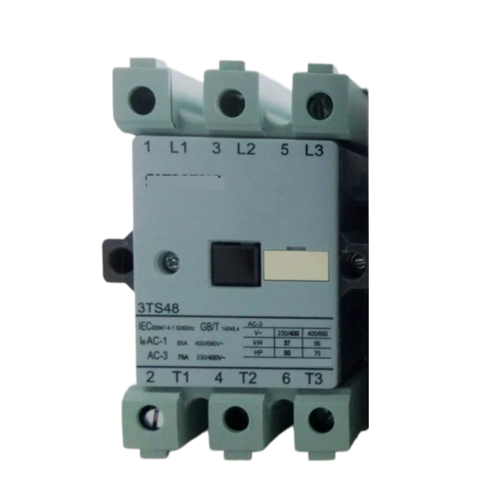 JHSLJCQS Contactors 3TS4822-0X, AC220V DIN Rail Mount Contactor 3TS48 22-0X