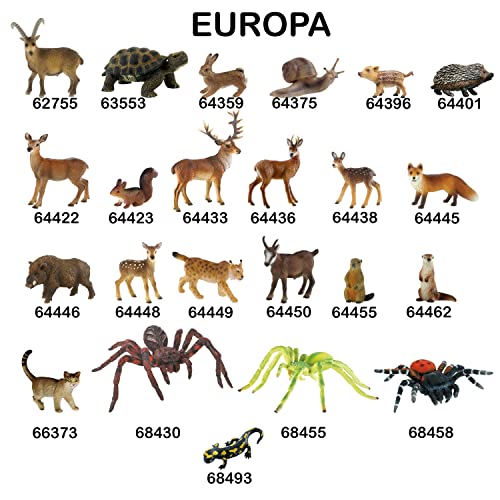 Bullyland 64433 - Spielfigur Rothirsch, ca. 12,8 cm große Tierfigur, detailgetreu, PVC-frei, ideal als kleines Geschenk für Kinder ab 3 Jahren