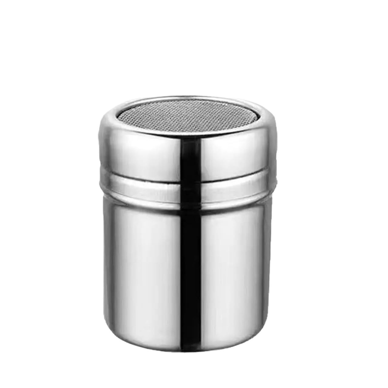 4 aspersores de acero inoxidable para Azúcar Glas, Canela