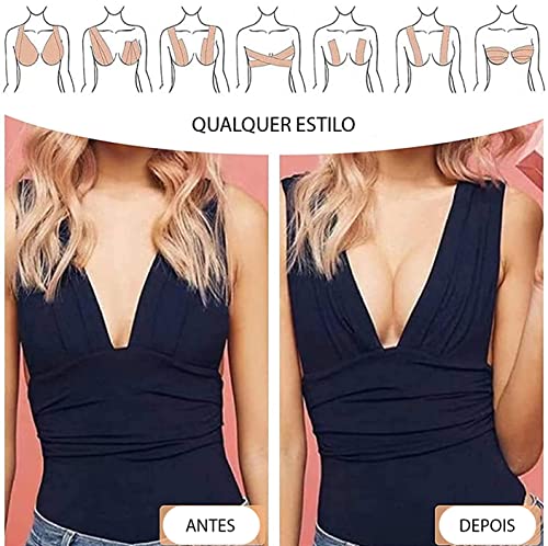 Sutiã Adesivo com Fita Levanta Seios Peitos, Invisível, Boob Tape