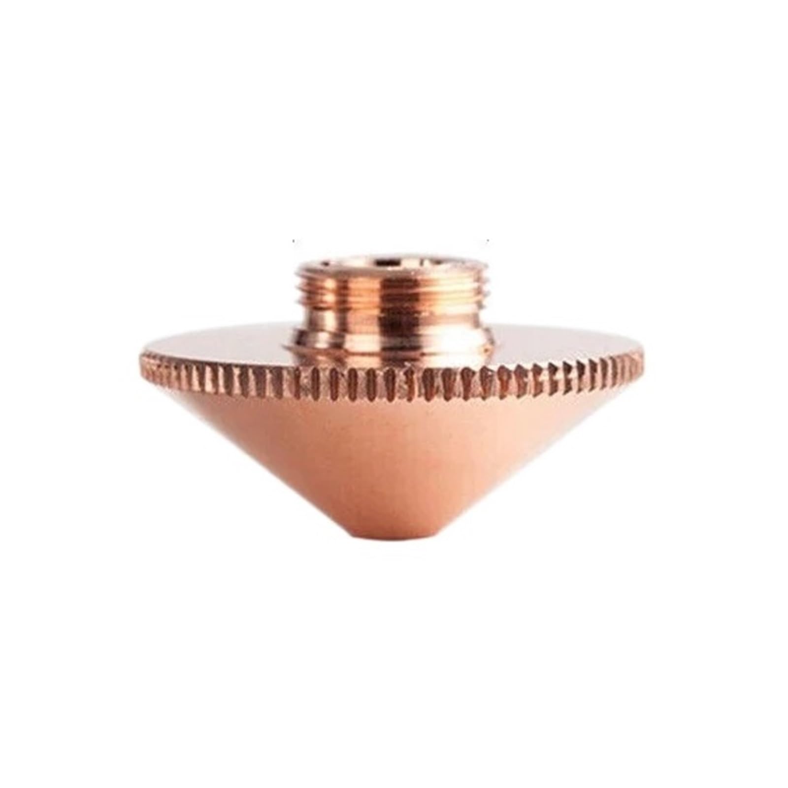 OJHFJMGH Laser Nozzles ， Fiber Cutting Head Parts Dia.28mm Caliber 0.8-4.0mm Single Double Layer Chrome Plated Laser Nozzle(A D28 Single,5.0mm)