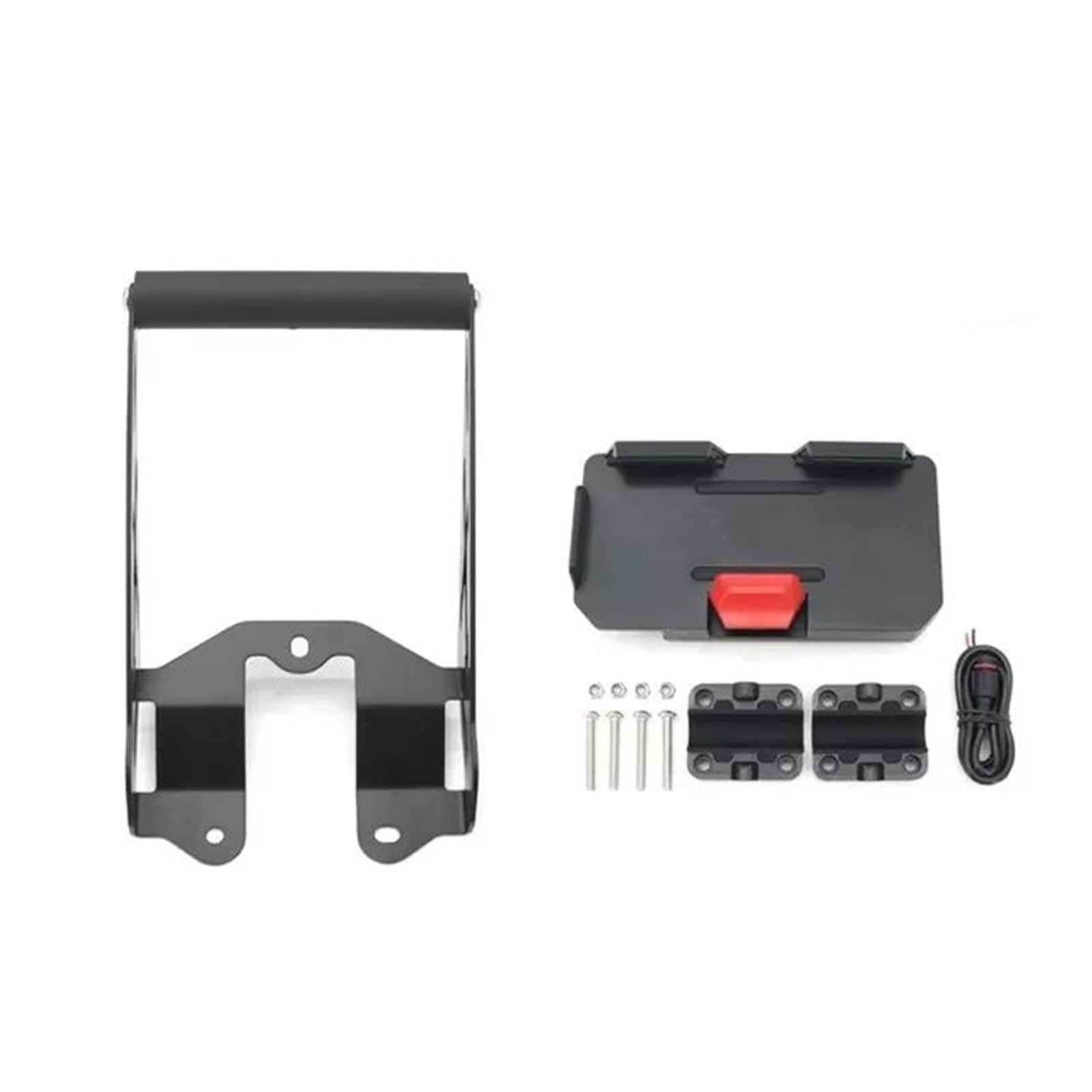 Pasuje do Ducati Desert X 937 2022-2023. Bezprzewodowa ładowarka USB do telefonu z GPS, uchwyt na nawigację 12 mm 22 mm. Uchwyt do nawigacji GPS(22mm - A Set)