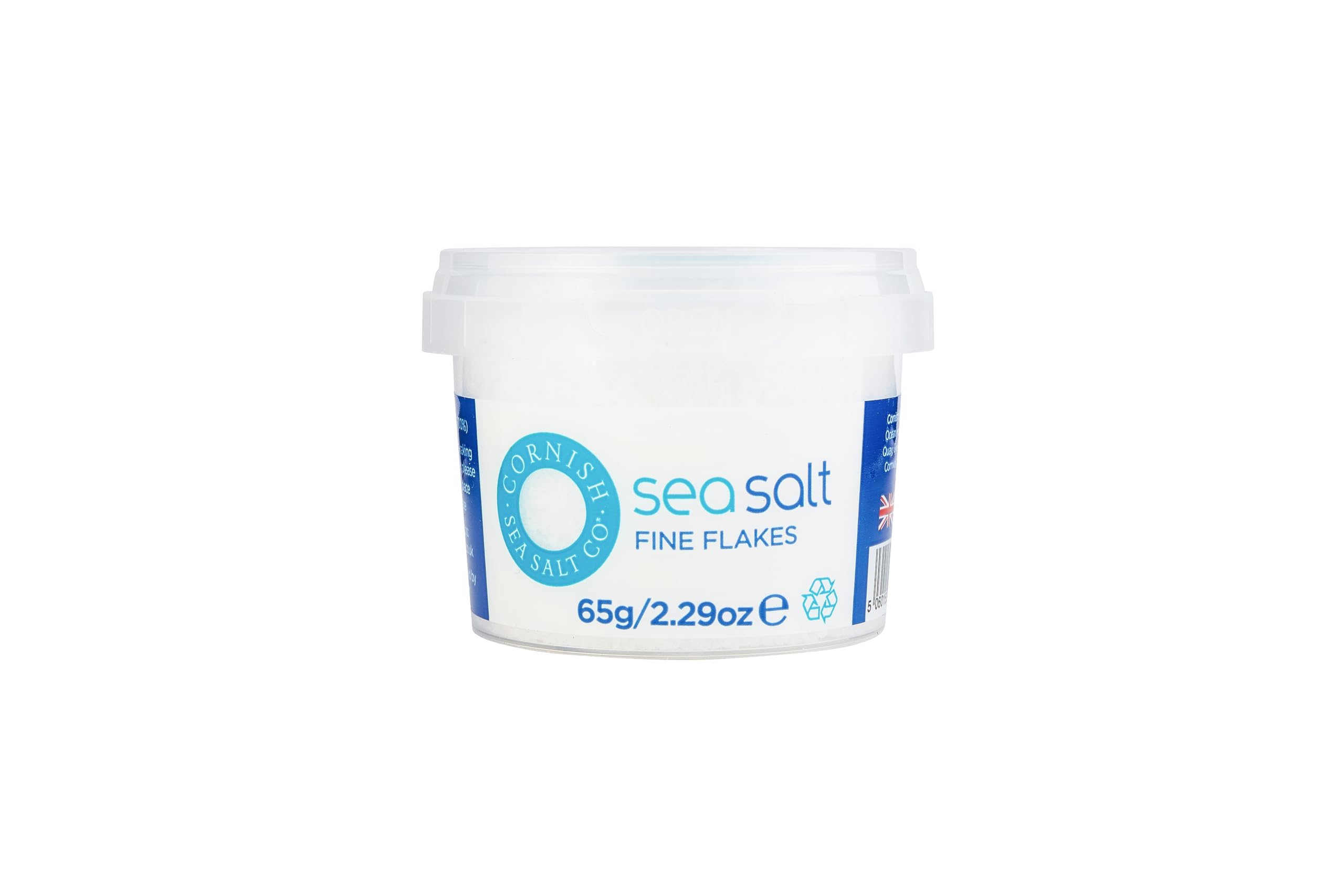 Cornish Sea Salt - Flaky Sea Salt - Rich in Minerals, Hand Harvested in Celtic Waters, Michelin Starred Chef Approved - Spices for Cooking, Kitchen Accessories - 65g