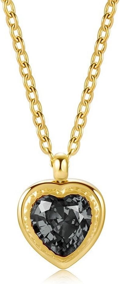 Heart Necklace and Earrings Set - Gold Plated Stainless Steel Zircon Jewelry Set with Gift Box - Elegant Women’s Jewelry for Birthday, Valentine’s, Christmas, Parties, and Daily Wear - Image 8