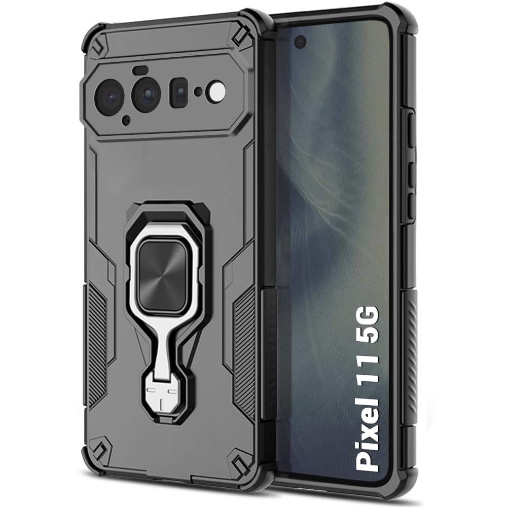 TheGiftKart Tough Armor Bumper Back Case Cover for Motorola Moto Signature 5G | Ring Holder & Kickstand in-Built | 360 Degree Protection Back Case Cover for Motorola Signature 5G (PC & TPU, Black) — Amazon image 9